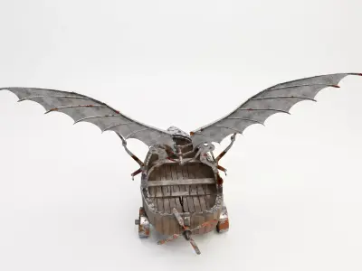 Flying Boat Low-poly 3D model purchase