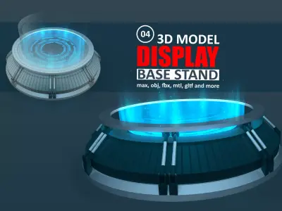 STAND BASE 04 3D model
