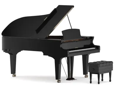 Yamaha S7X Premium Grand Piano 3D model