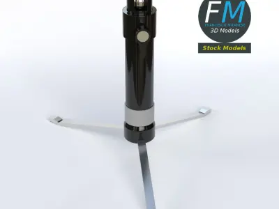 Tabletop camera tripod 3D model