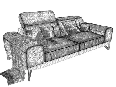 230-Sofa Natuzzi Italo part 2 3D model
