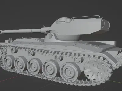 AMX-13 3D Model tank 3D model