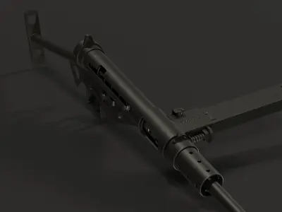 Sten MK2 - Game Ready Low-poly 3D model