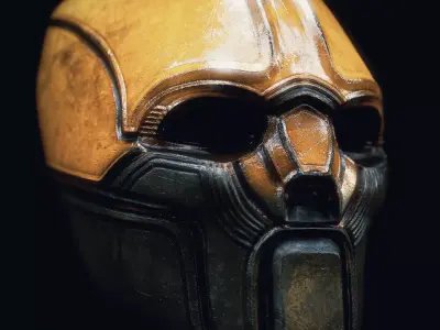The Wastelander Halloween mask Free 3D print model