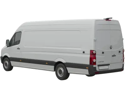 VW Crafter 2011 Panel Van L4H2 3D model