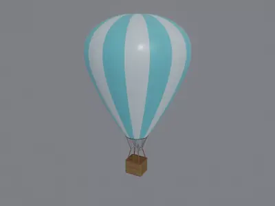 Hot Air Balloon 3D model 3