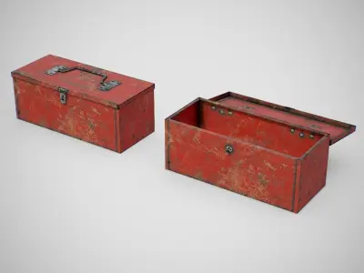 Toolbox - Generic 02 Dirty Low-poly 3D model