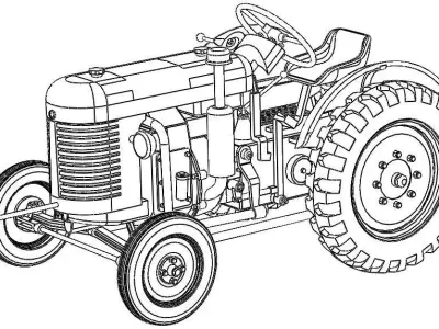 Zetor 15 3D print model