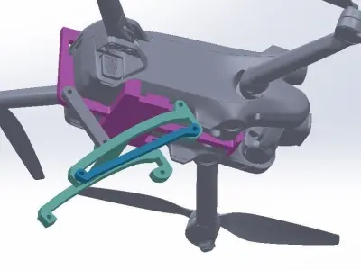 Wing for DJI Mini 3 Pro 3D print model