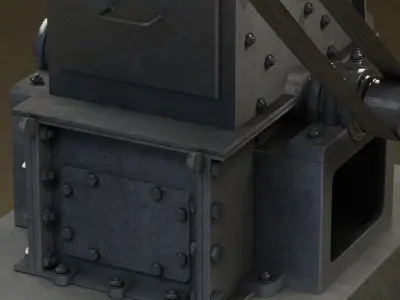 Industrial Era - Meet-Grinder 3D model