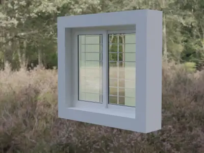Window 3D Model in sky Free 3D model