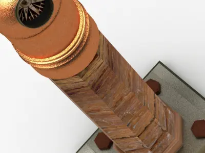 Bearing Compass Nautical 3D model