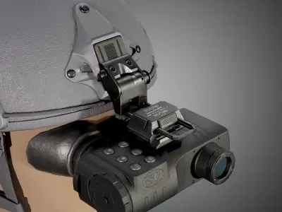 TIG-7 Thermal goggles Low-poly 3D model