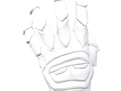 Predator falconer hand 3D model