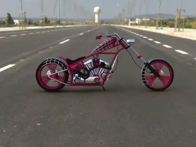 American Chopper Black Widow 3D model