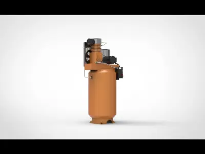 Air compressor type BB 3D model