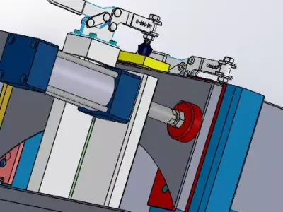 Skirt Panel Welding Assembly  3D model