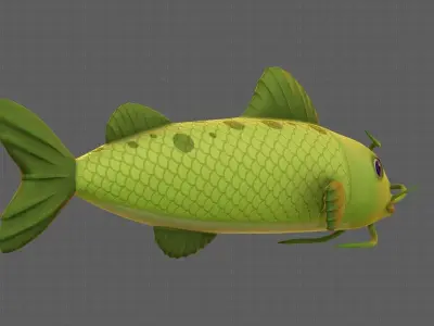 Fish V10 Low-poly 3D model
