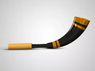 Assamese musical instrument Bihu Pepa 3D model