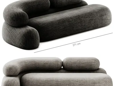 Adrenalina Nefelibata 2 Modular Sofa 3D model