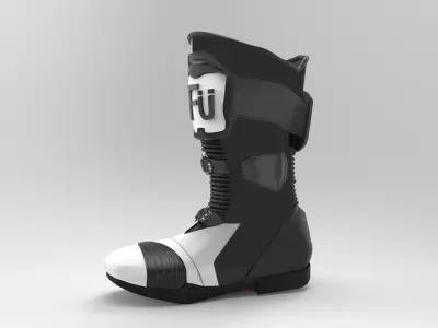 Bike Riders Shoe Low-poly 3D model