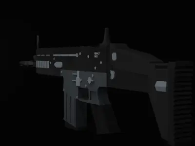3D ASSAULT RIFLE MODEL 3D model
