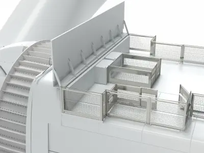 Wind Turbine GE Haliade-X 13MW 3D model