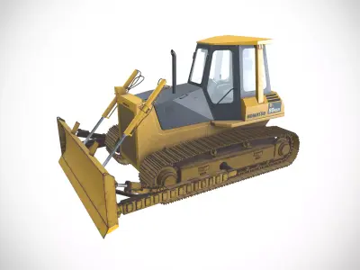 Excavator Dozer 3D model
