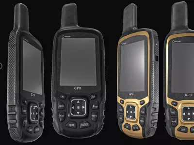 Military GPS Device Low-poly 3D model