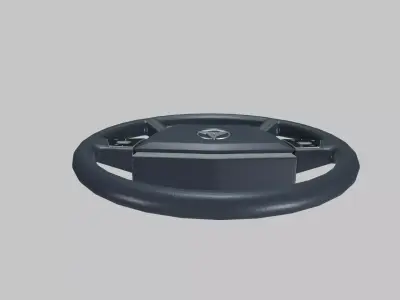 Steering Low-poly 3D model