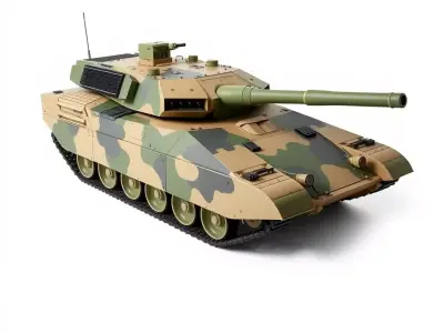 Desert Camouflage Tank model pack Low-poly 3D model purchase
