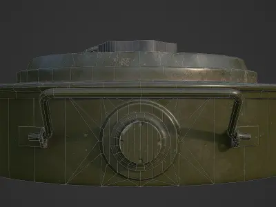 Mine TM-46 Low-poly 3D model