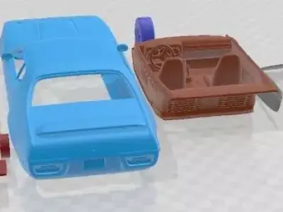 Plymouth Road Runner GTX 1972 Printable Car 3D print model