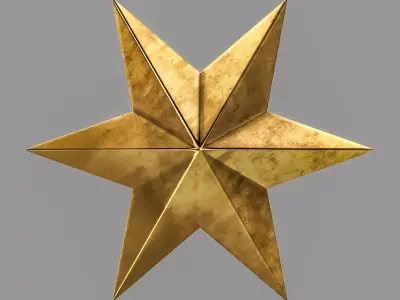 goold star 3D model