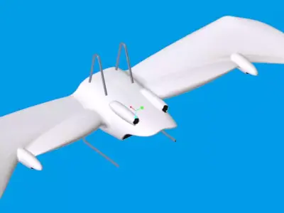 nausica of the valley of the wind ship 3D print model