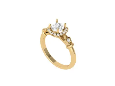 Wedding Ring  3D print model 245