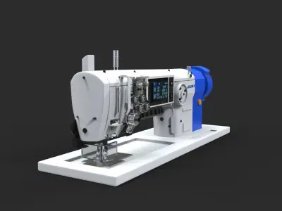 JUKI LU2800 Sewing machine 3d model Low-poly 3D model