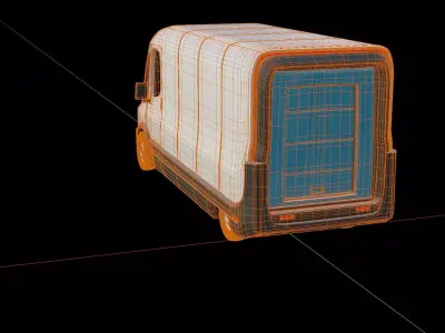 Rivian EDV 500 3D model