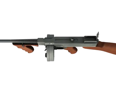 Tommy gun Machinegun 3D model