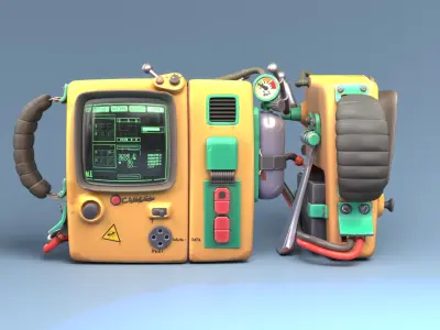 Anomaly analyzer MA24 Low-poly 3D model