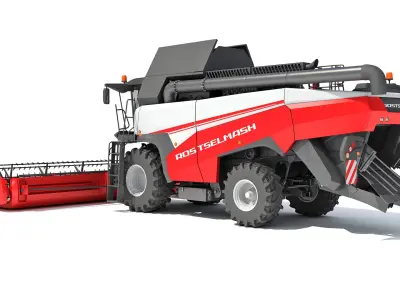 Combine Harvester 3D model purchase