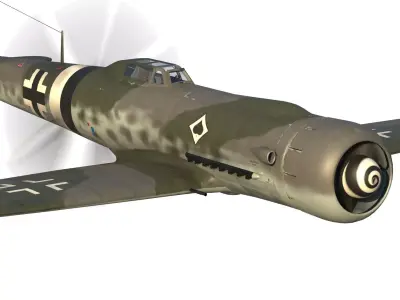 DB 609 Jager fighter 3D model