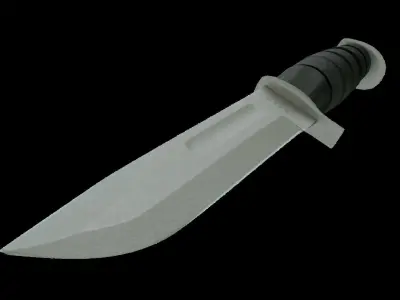 Kabar Combat Knife Low-poly 3D Models Low-poly 3D model