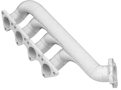 Engine detail 01 3D model