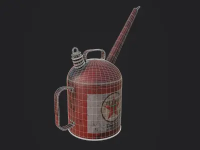 Oil Can Low-poly 3D model