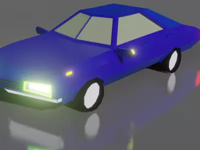 Muscle car Free 3D model purchase