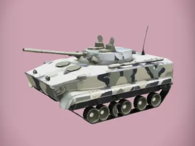 Military Tank 3D model by sanjhkush2 - Textured