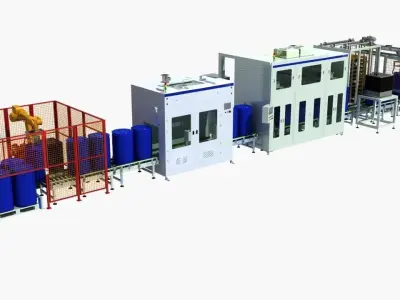 Filling Assembly Line 3D model