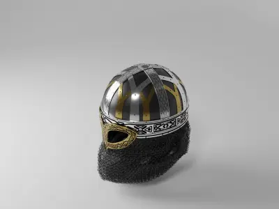 Medieval Helmet Free 3D model