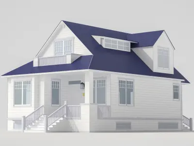 Family Houses Collection 01 3D model